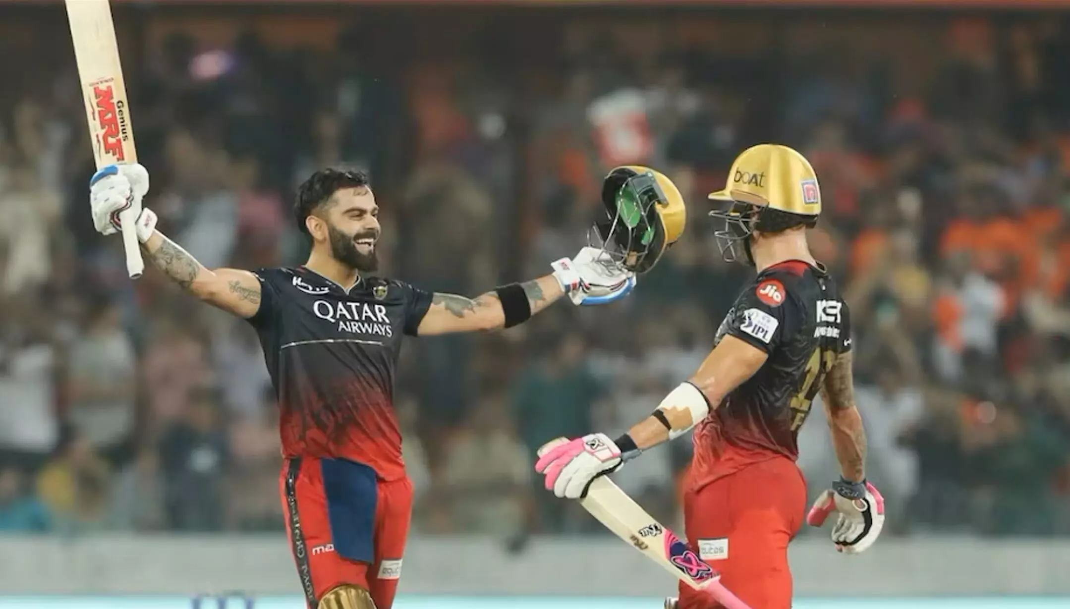 IPL 2023, SRH vs RCB: विराट कोहली ने सनराइजर्स हैदराबाद के गेंदबाजों कूट-कूट कर पीटा, छठा शतक जड़कर बनाया वर्ल्ड रिकॉर्ड